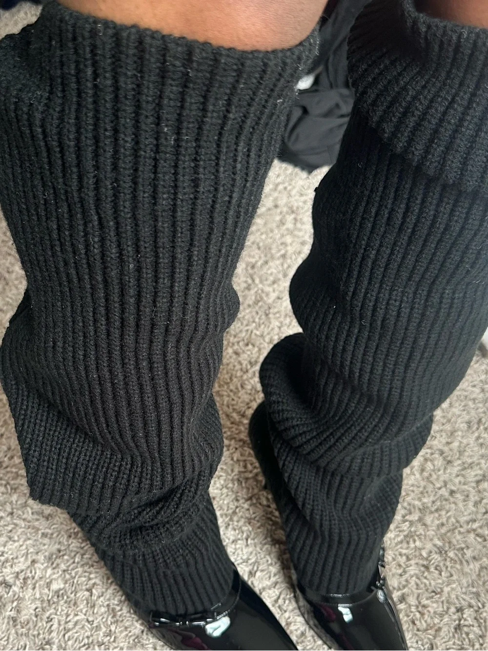 y2k Knee High Knit Heels